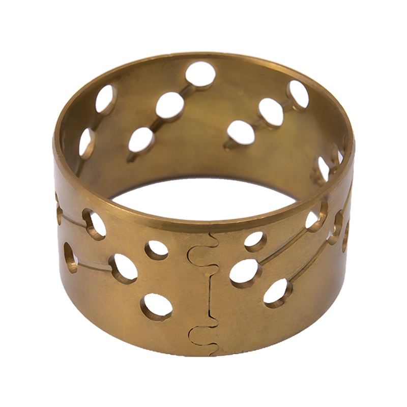 HZ092 Messing olierille monometallisk kobberbøsning